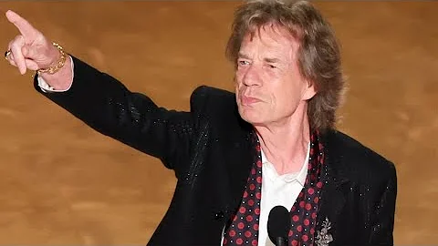 Mick Jagger Jokes About Being a 'Younger' Replacement for Bob Dylan at the Oscars