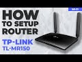  how to setup tplink tlmr150