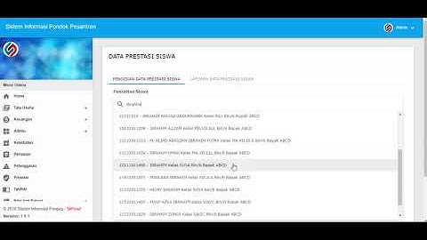 Tutorial Data Prestasi di SIPond – Sistem Informasi Sekolah dan Pondok Pesantren Berbasis Web