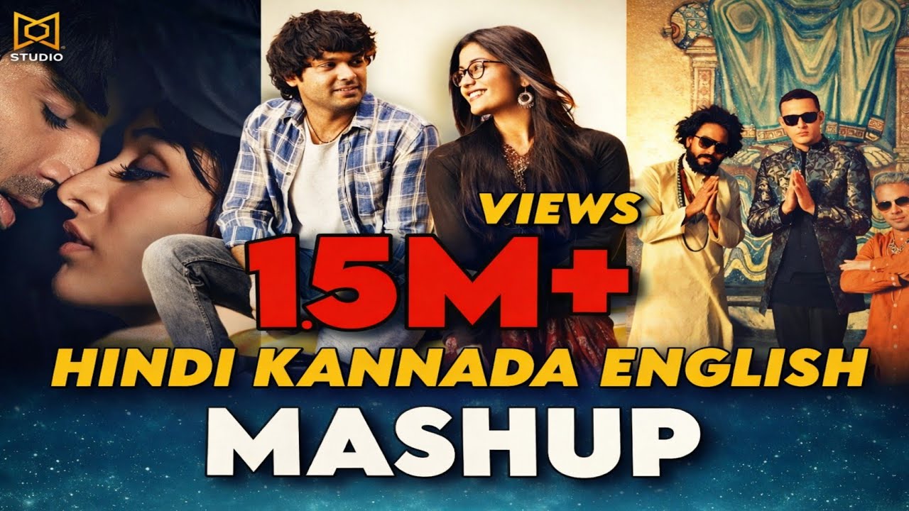 Kannada-English-Hindi MASHUP Song | 4K video | Crazy Music Studio #bollywood #movie #movie