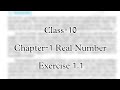 Class -10 Chapter-1 || Real Number|| Example-1 ; 2024-2025