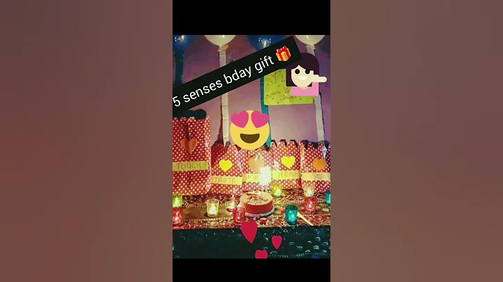 5 senses Gift fr my hubby❤️💞|perfect gift ideas #hubby #hubbywifylove #uniquegifts #5senses #love