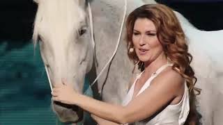 shania twain you're still the one - on stage with horse