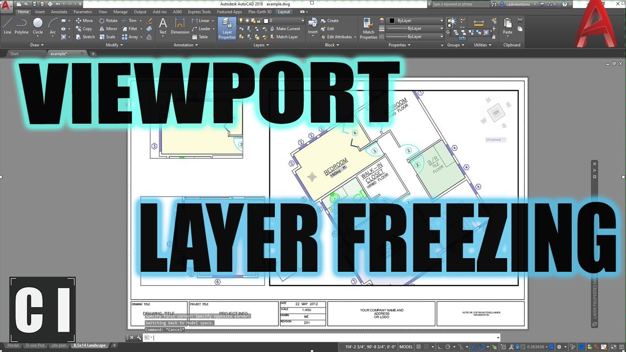 Autocad How To Hide Or Freeze Layers In One Viewport - Layers On/Off By Viewport | 2 Minute Tuesday