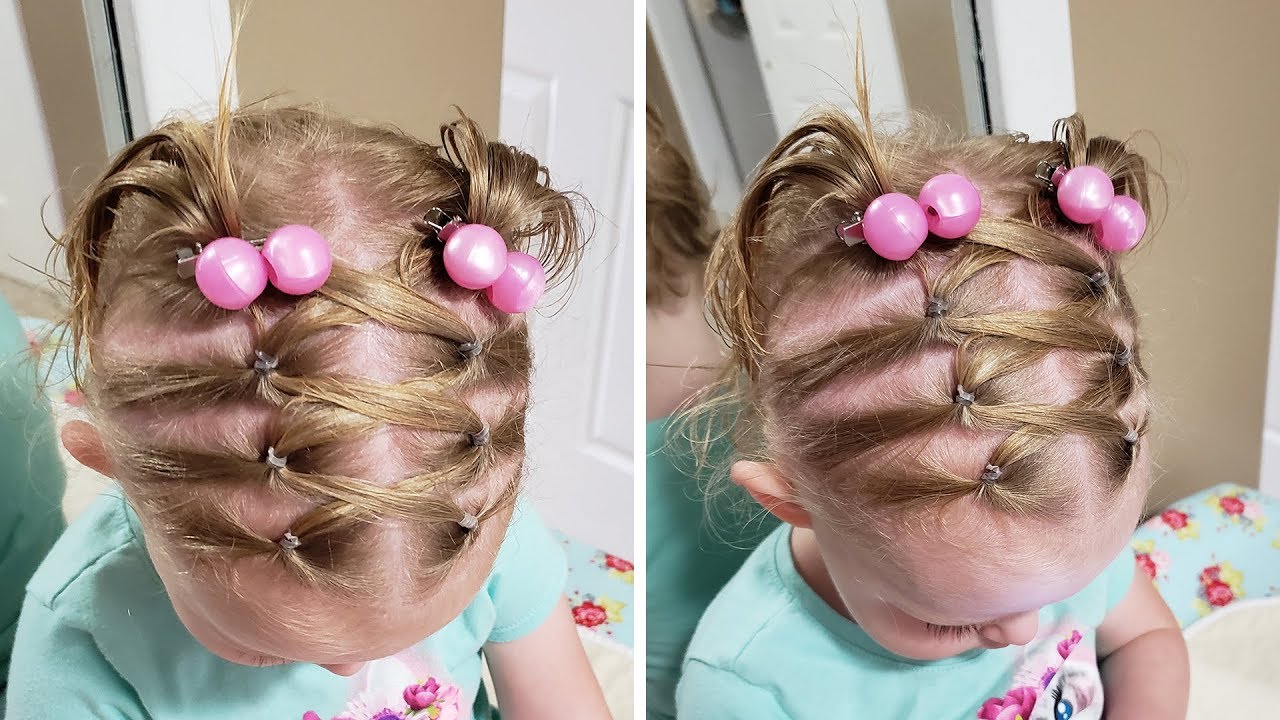 Toddler Criss Cross Pigtails Tutorial Youtube