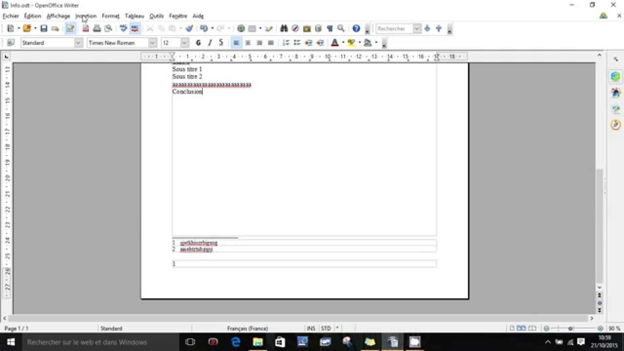 Comment Numéroter Des Pages Sur Open Office