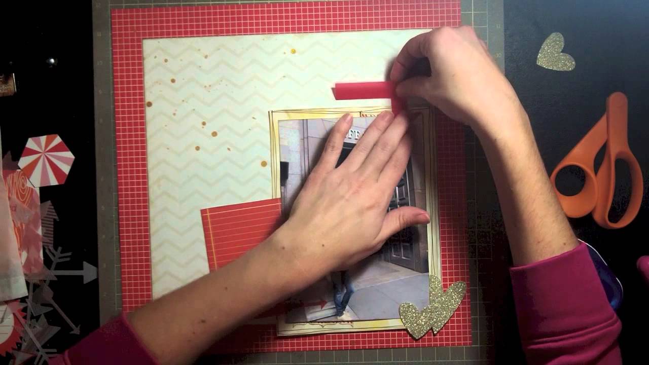 scrapbook process: redoing a 12x12 layout