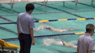 2018 県選手権(短水路) 男子200Ba決勝 8レーン 北智輝