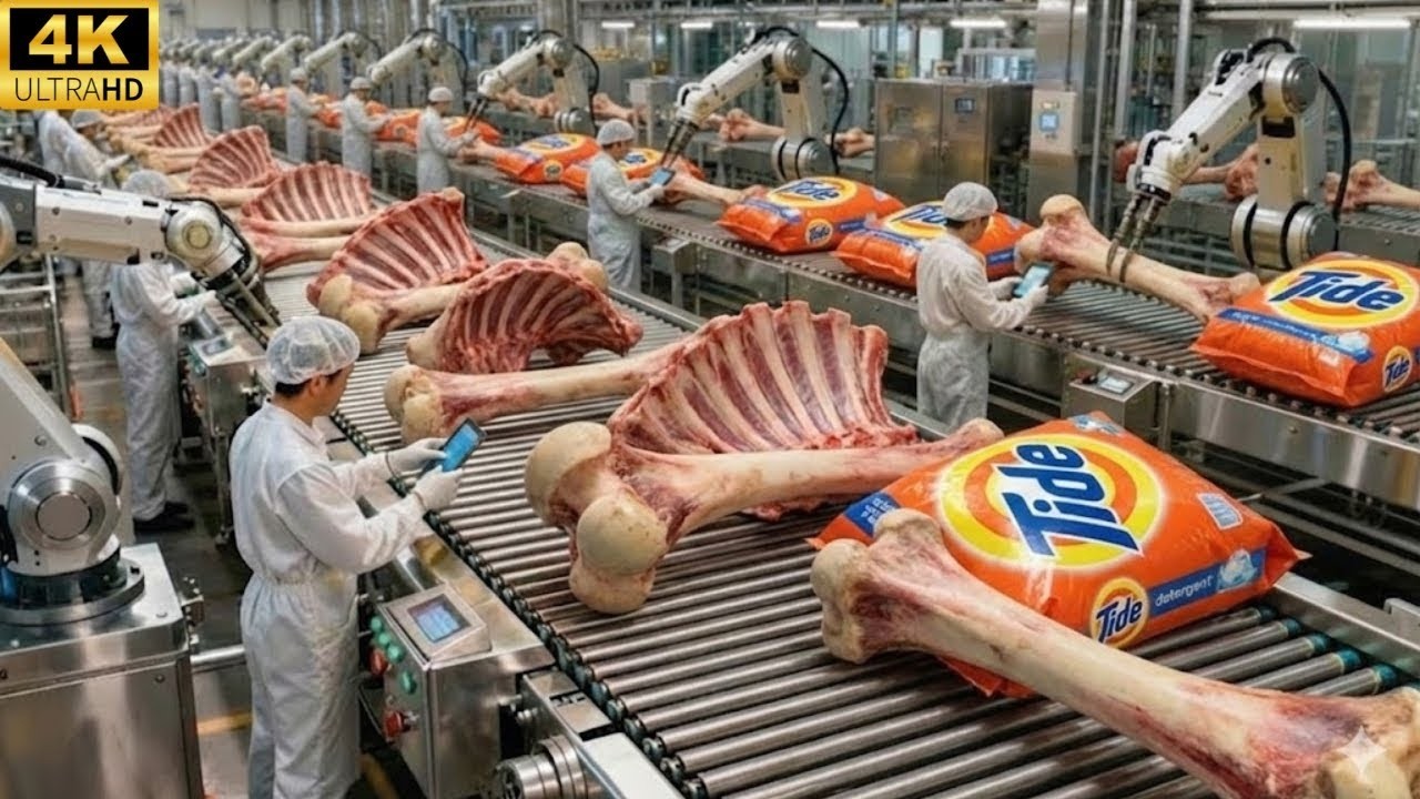 Inside a Giant Detergent Factory – How Buffalo Bones Are Turned Into Washing Powder |