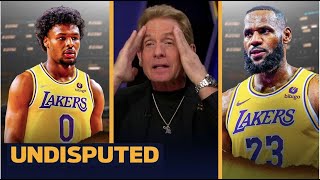 UNDISPUTED | Skip Bayless reacts Bronny James expected to remain in 2024 NBA draft