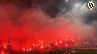 Paok Fans Great Pyroshow vs Olympiacos