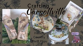 Spring Thrift Flips With a French Country Shabby Chic Vibe