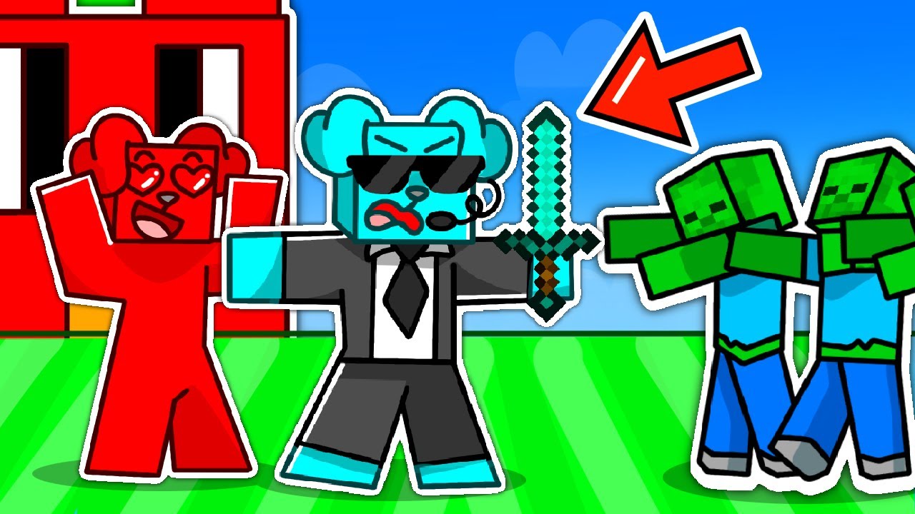 ZOSTAŁEM OCHRONIARZEM w Minecraft 🛡️🛡️🛡️👨🏻‍💼