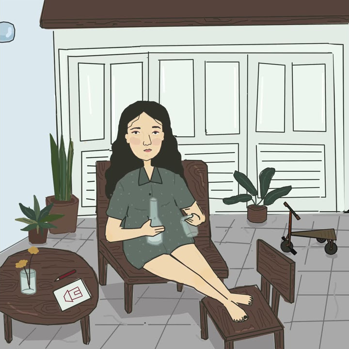 FLAT ANIMATION VIDEO | Dialog Dini Hari - Tentang Rumahku (unofficial)