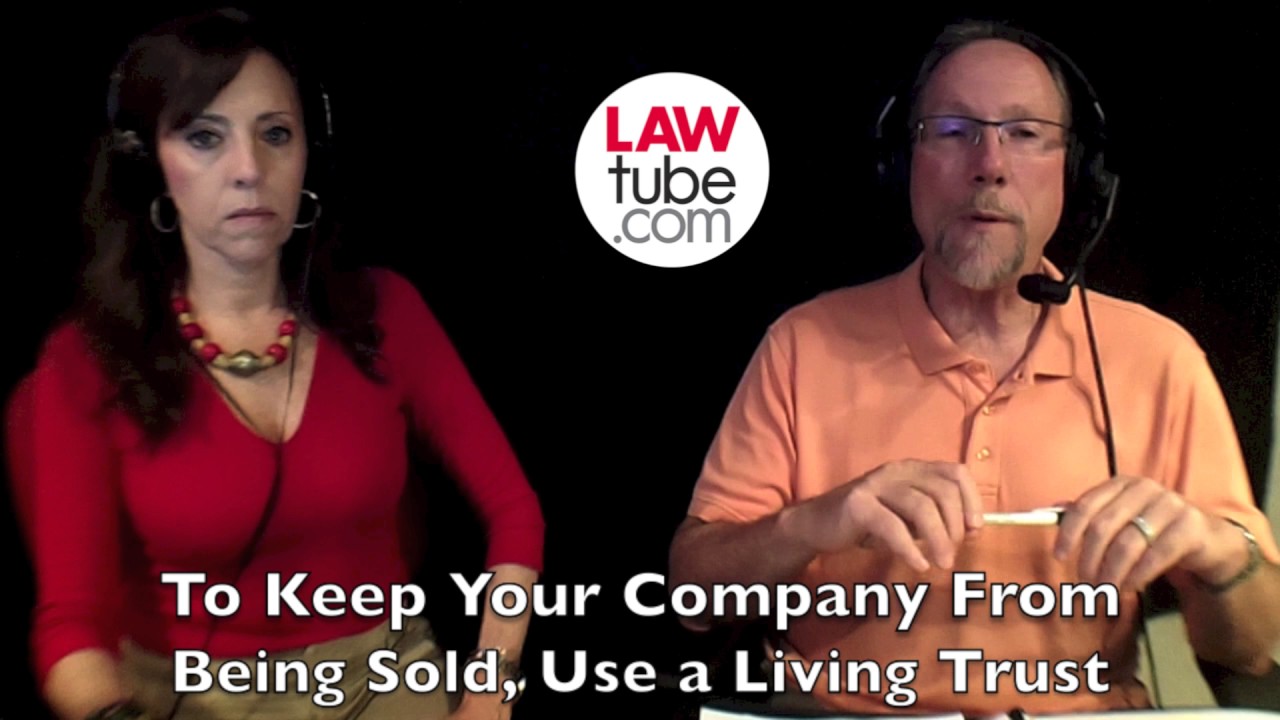 Use a trust to keep company from being sold upon death of owner - YouTube