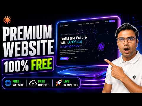Build a Premium Animated Website for FREE with Claude AI | Free Hosting & Live Deployment