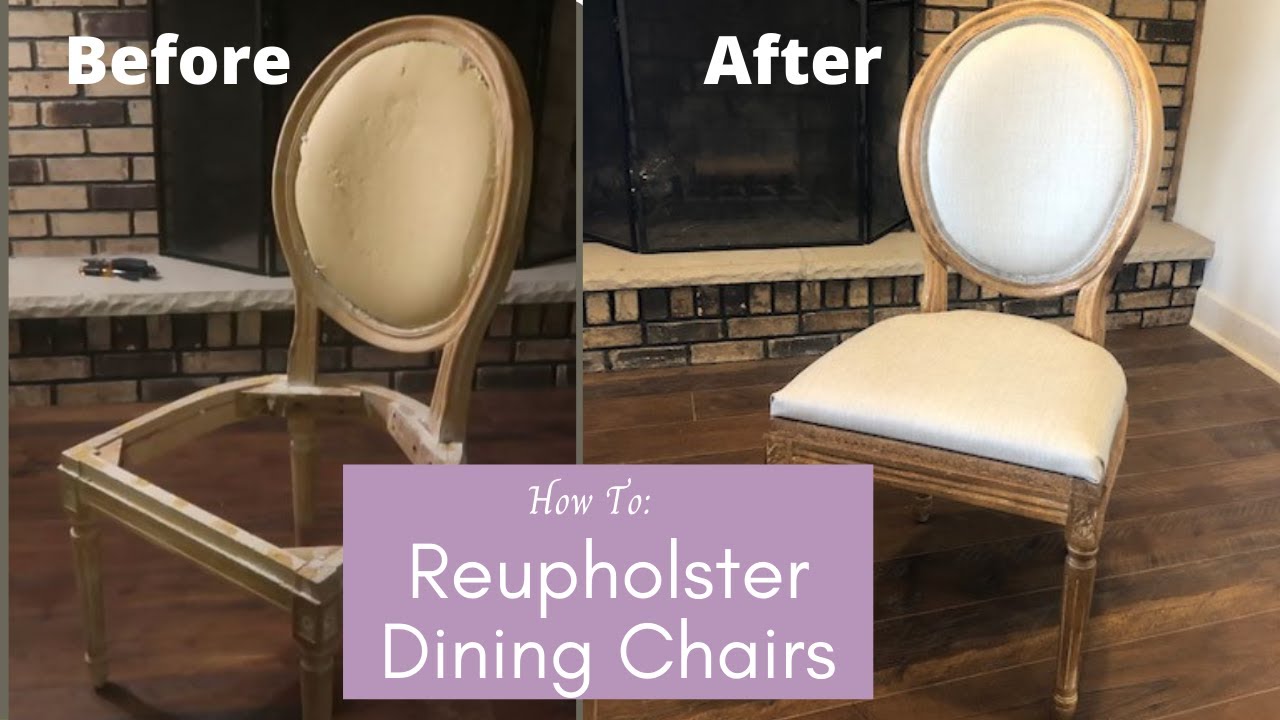PART 1: Deconstruct Chair for ReUpholstery | DIY Tutorial