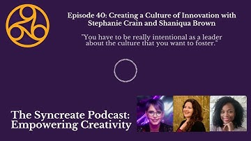 Syncreate Podcast Episode 40 [AUDIO]: Creating a Culture of Innovation