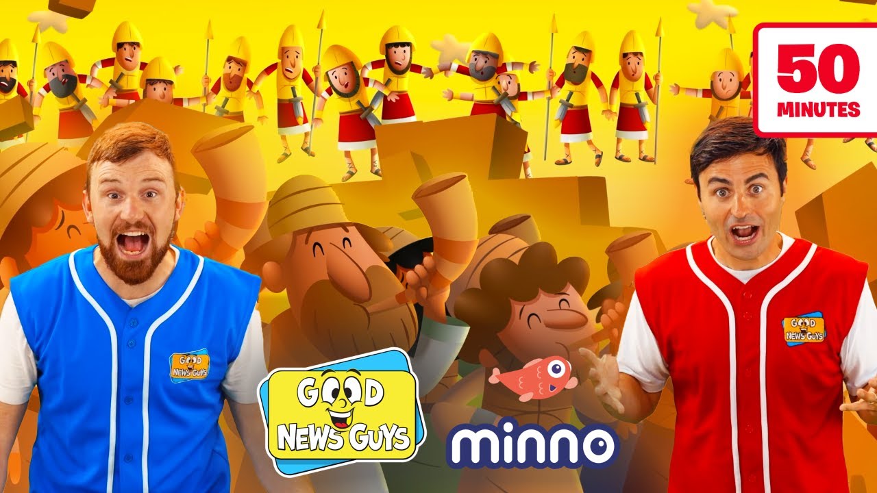 Battle of Jericho Song & Bible Story PLUS 50 Minutes of Christian Songs & Bible Stories for Kids