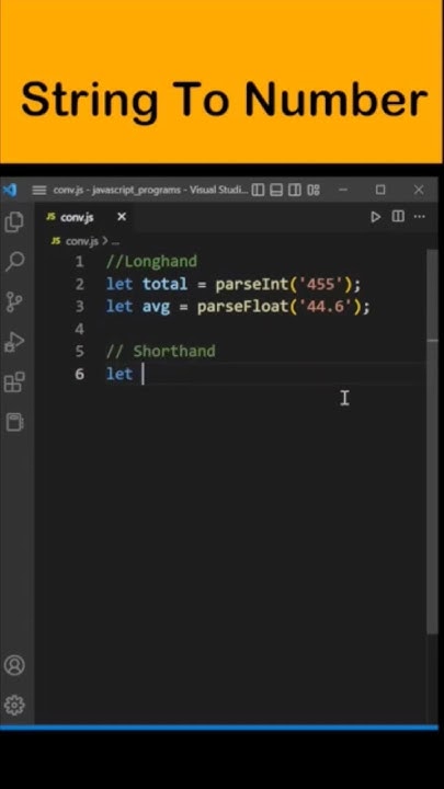 JavaScript tip: Converting String To Number ?? #shorts #javascript # ...