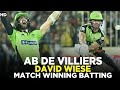 Psl rewind  ab de villiers  david weise match winning batting  hblpsl  mb2l