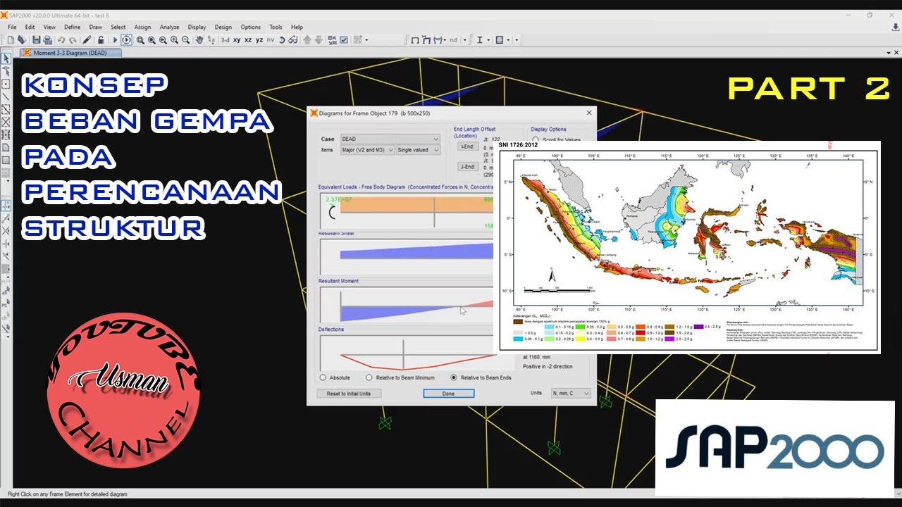 TUTORIAL SAP2000 : PENGAPLIKASIAN BEBAN GEMPA PADA PERENCANAAN STRUKTUR ...