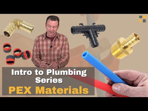 A lesson about basic PEX plumbing materials  - Intro to Plumbing Systems
