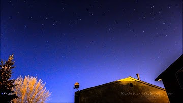 eMotimo TB3 Black - Backyard Stars - Time Lapse