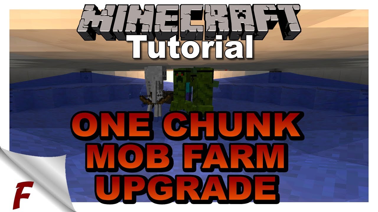 Minecraft 1 Chunk Fully Automatic Farm Complex Tutorial Mob Farm
