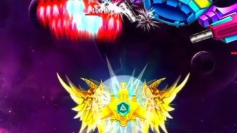 Galaxy Attack Alien Shooter Clan Boss Golden Wings and Pulse Blast Ship #alienshooter #subscribe
