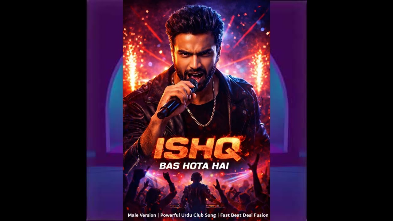 Ishq Bas Hota Hai 💔 | Powerful Urdu Fusion Song 2025 | #IshqBasHotaHai #UrduSong #UrduFusion