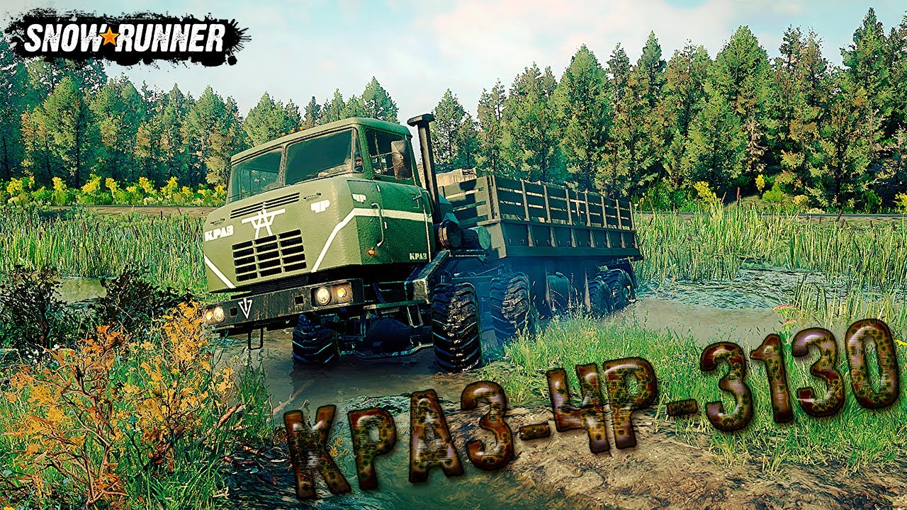 Обзор первого мода в SnowRunner КрАЗ ЧР 3130