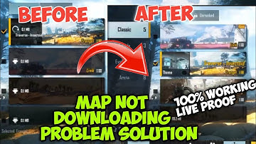 Battleground Mobile India Maps Not Downloading Error || How To Fix Map Downloading Problem Solution