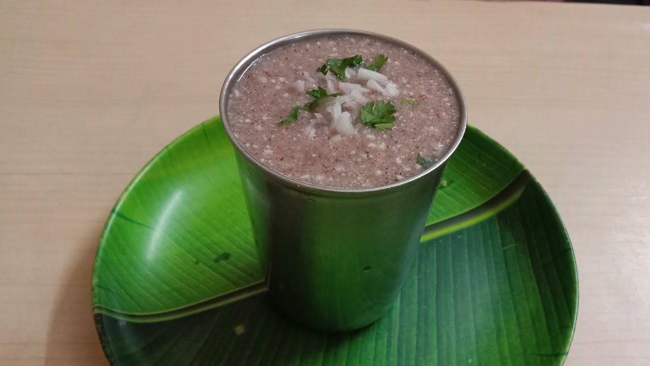 summer special and healthy ragi malt | ragi java | raggi java in telugu ...