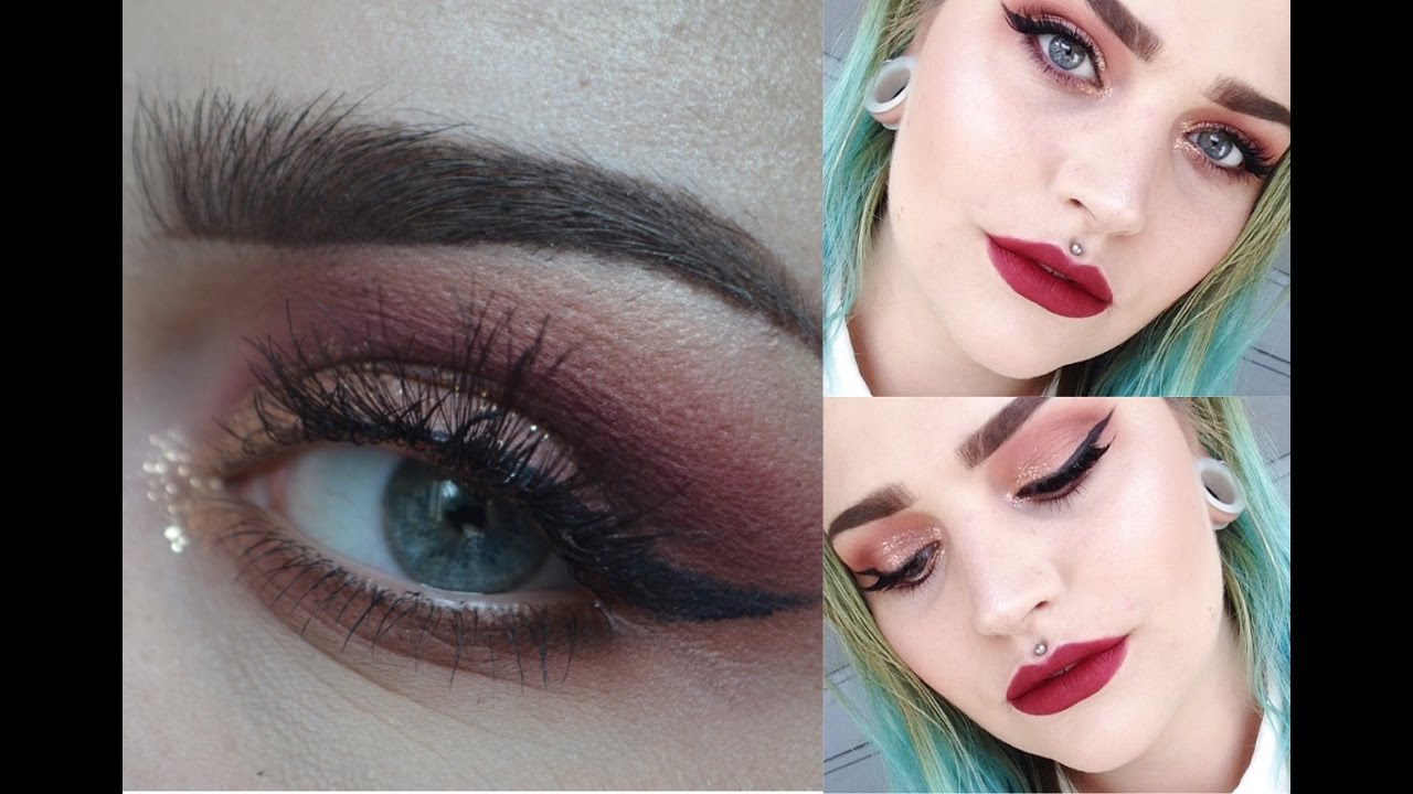 Warm Fall Glam Makeup Tutorial - YouTube