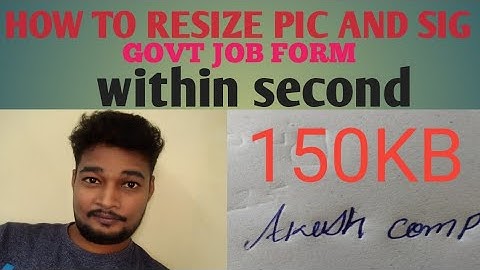 how to resize and reduce photo and signature for online forms with mobile (in hindi)