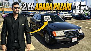 GTA 5 RP'DE ARABA PAZARINA GİDİYORUZ! MEMURDAN SATILIK MERCO😀2.EL ARABA PAZARINDA ARABA SATMAK