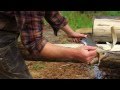 The Draw Knife Part 2 - Tips and Techniques for Hand Peeling Logs