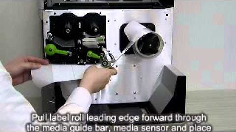 TSC MX240 loading media