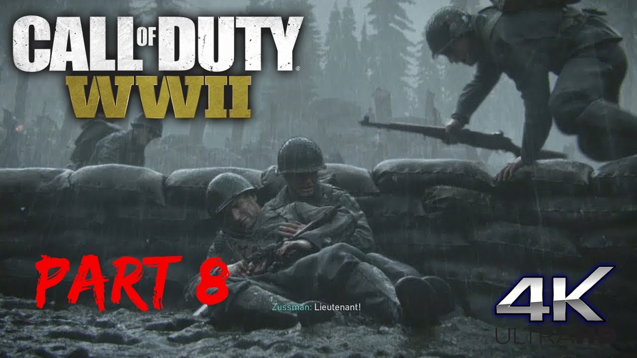 Call Of Duty World War II Walkthrough Gameplay Part 8 [4K] - YouTube