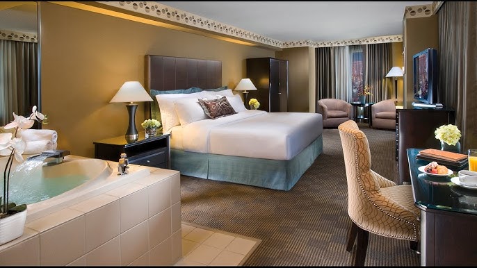Burgundy Room Suite King Size Bed, Photo from Paris Casino …