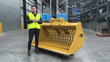 OZ Excavator Buckets Tech Talk - Sieve Bucket