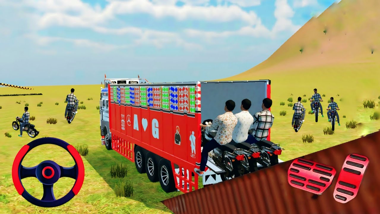 Truck Pe Bike Loading Challenge 😱 | Perfect Balance Gaming Stunt 