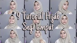 TUTORIAL HIJAB SEGI EMPAT (SIMPLE) - Durasi: 11.09. 
