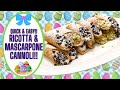 RICOTTA & MASCARPONE CANNOLI!! QUICK AND EASY EASTER DESSERT IDEA!!