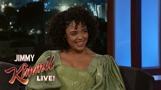 Tessa Thompson on Chemistry with Michael B. Jordan