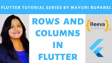 Row Column | Flutter Tutorial for beginners | Flutter Layouts | Learn Flutter with Mayuri Ruparel