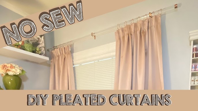 How To Make Store Bought Curtains Look Better - Rambling Renovators