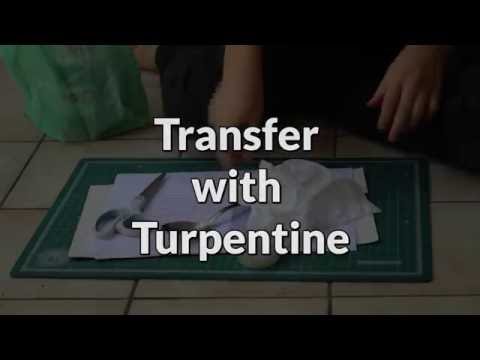Transfer with Turpentine - tutorial
