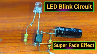 LED Blinking Circuit | New Electronic Circuit | Electronic Project | How to Make LED Flasher Circuit